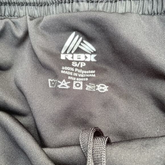 RBX classic black lined running shorts - Picture 4 of 5